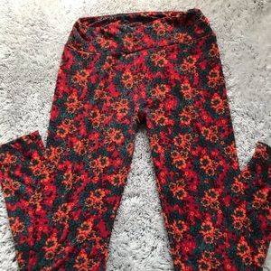 LuLaRoe flower leggings